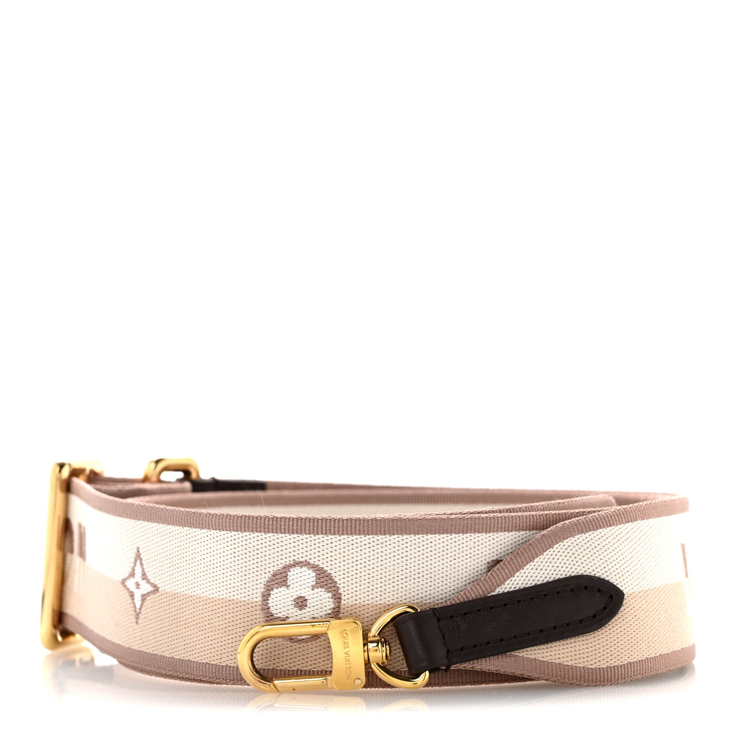 Louis Vuitton Jacquard Speedy Bandouliere 20 Shoulder Strap Beige Brown 1 of 5