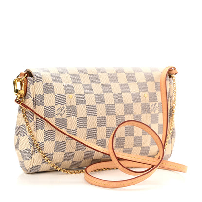 Louis Vuitton Damier Azur Favorite MM 3 of 9