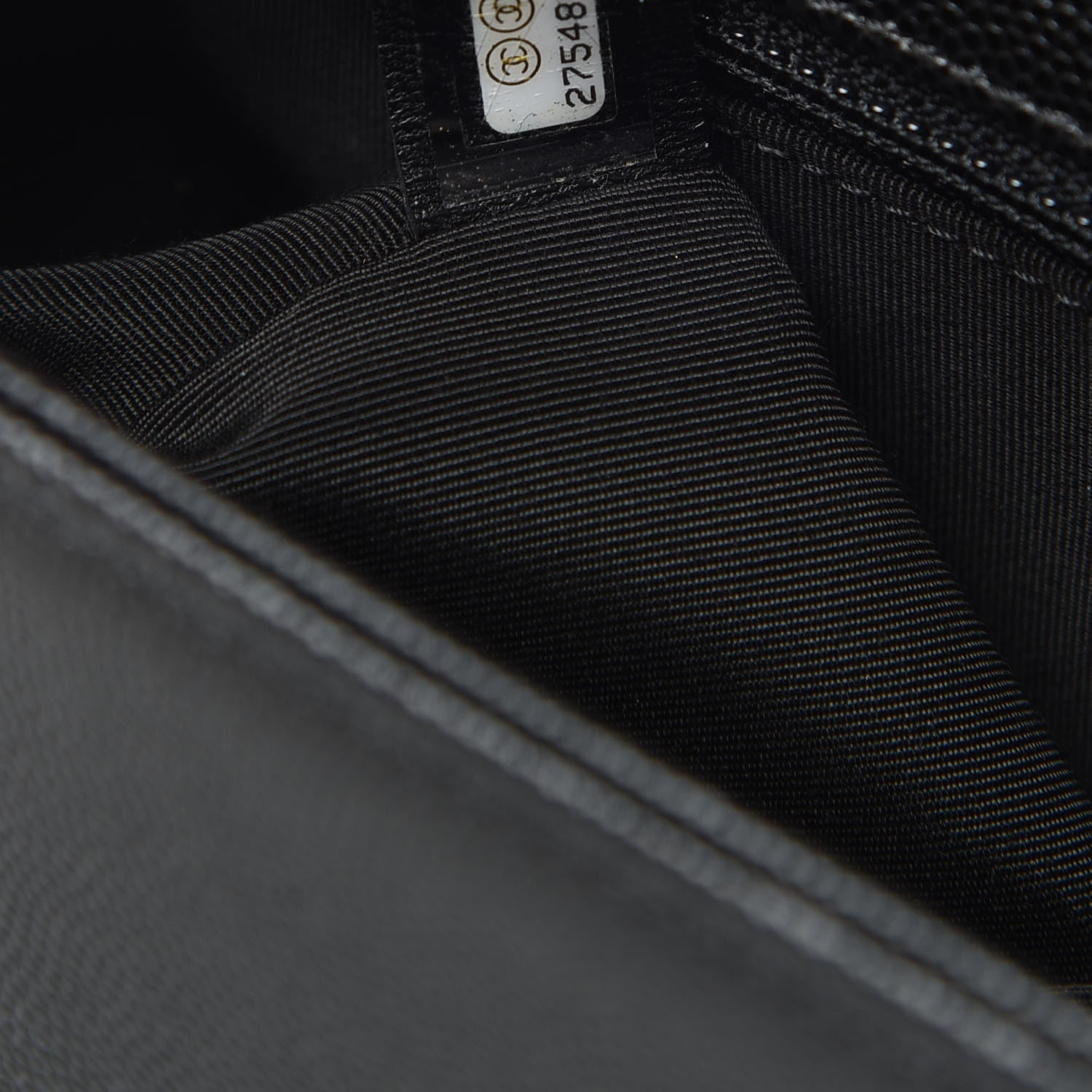 Chanel Caviar Quilted New Medium Boy Flap Black 7 of 12