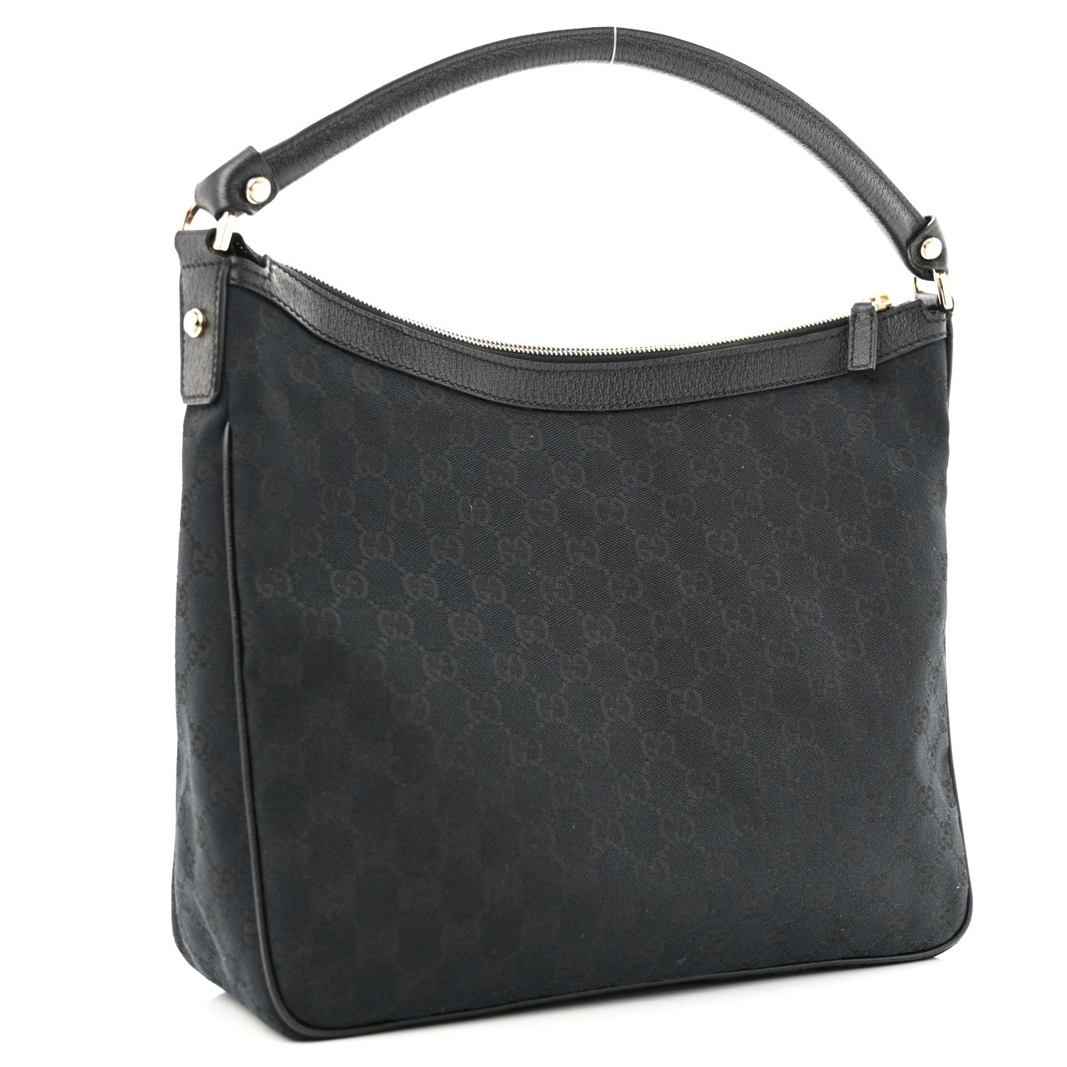 Gucci Monogram Pocket Hobo Black 3 of 11
