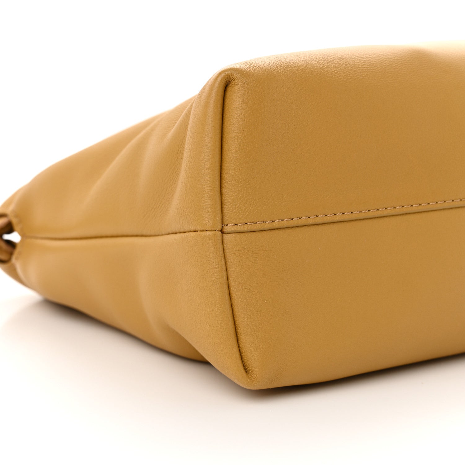 Loewe Mellow Nappa Donut Medium Chain Flamenco Knot Clutch Sahara 9 of 10