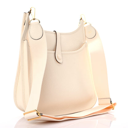 Hermes Taurillon Clemence Evelyne III PM Nata 3 of 10