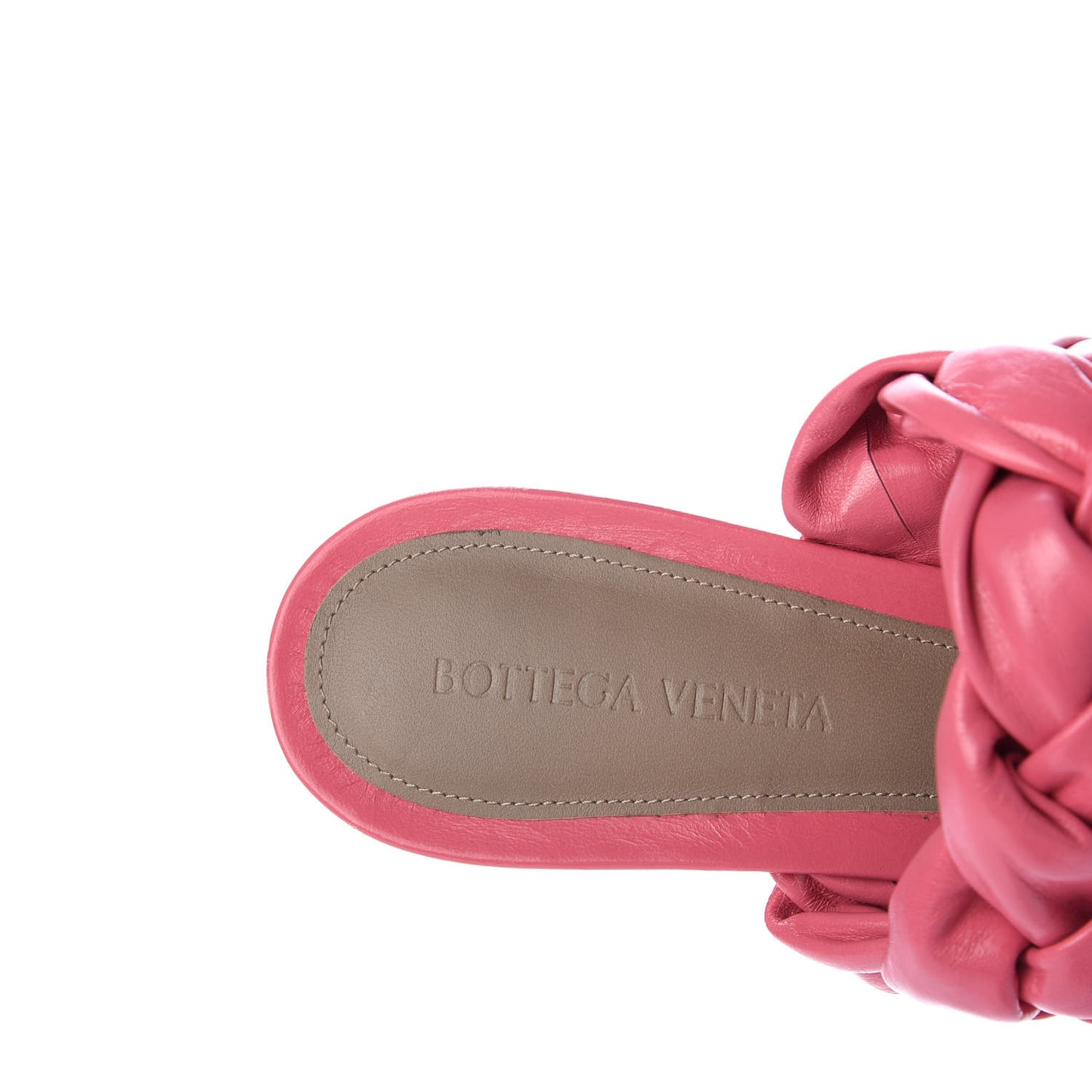 Nappa Intreccio The Board Platform Mule Sandals 41 Pink
