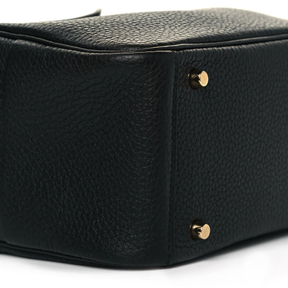 Hermes Taurillon Clemence Mini Lindy 20 Black 7 of 9