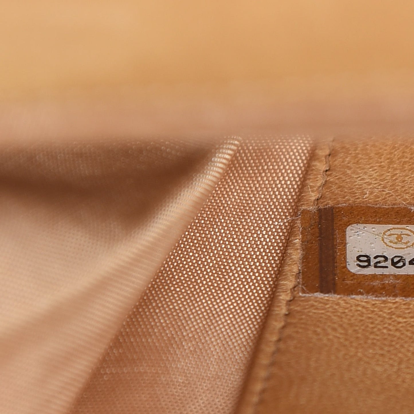 Caviar Timeless CC Wallet On Chain WOC Beige