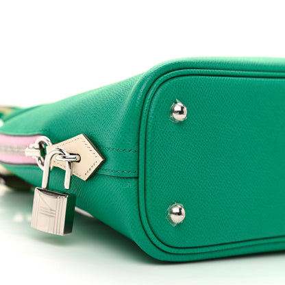 Hermes Epsom Tri-Color 1923 Bolide 25 Jade Nata Mauve Sylvestre 9 of 10