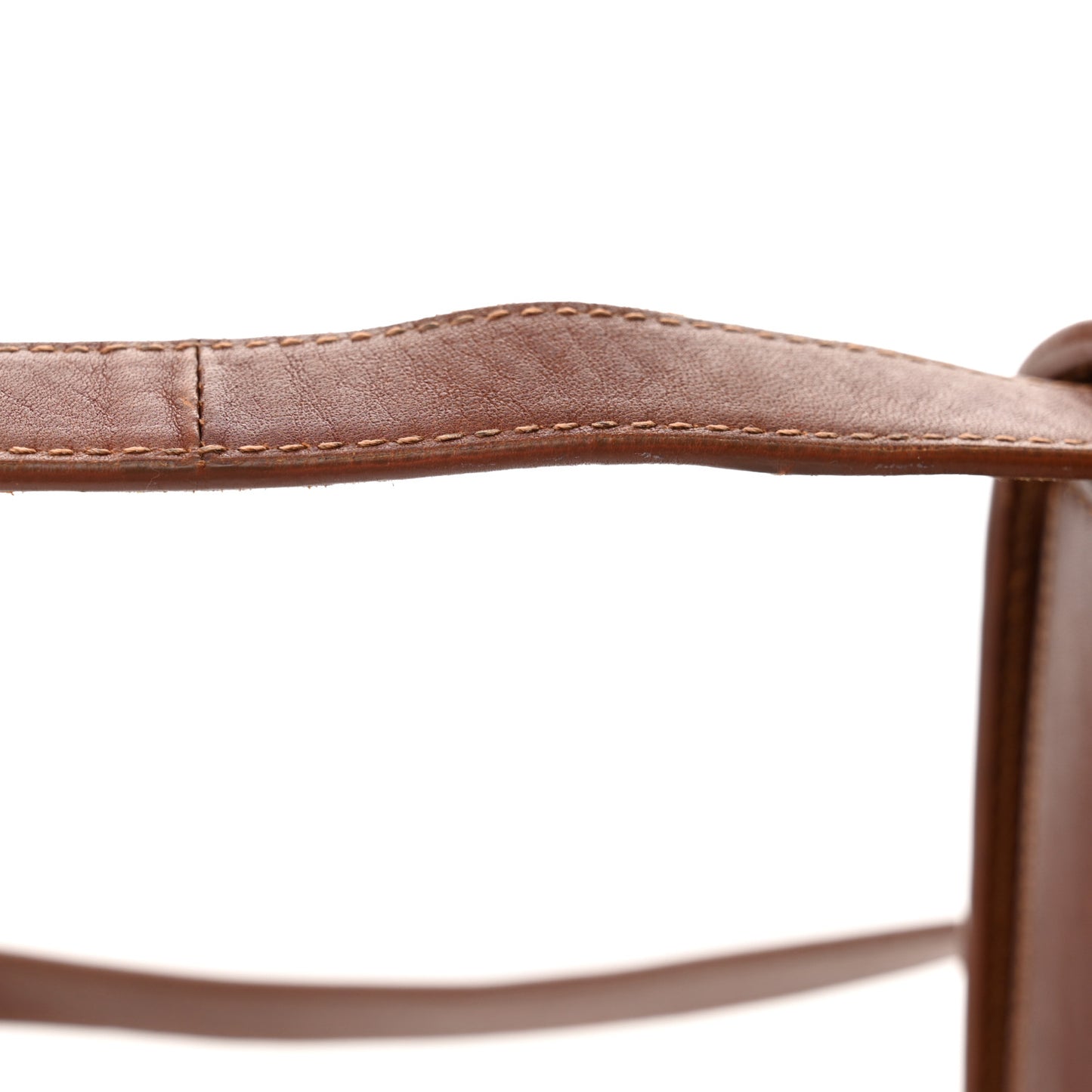 Linen Calfskin Medium Bellechasse Beige Cognac