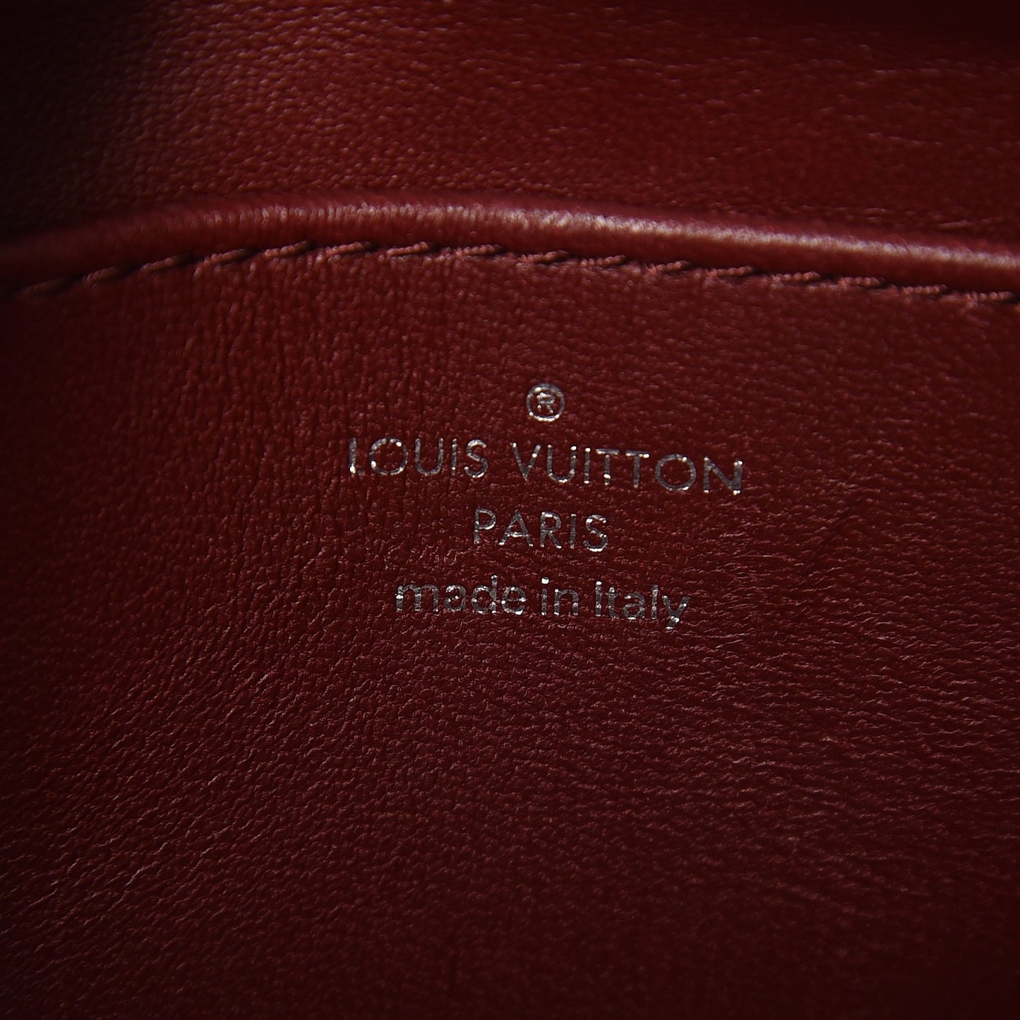 Lambskin Malletage GO-14 PM Bordeaux
