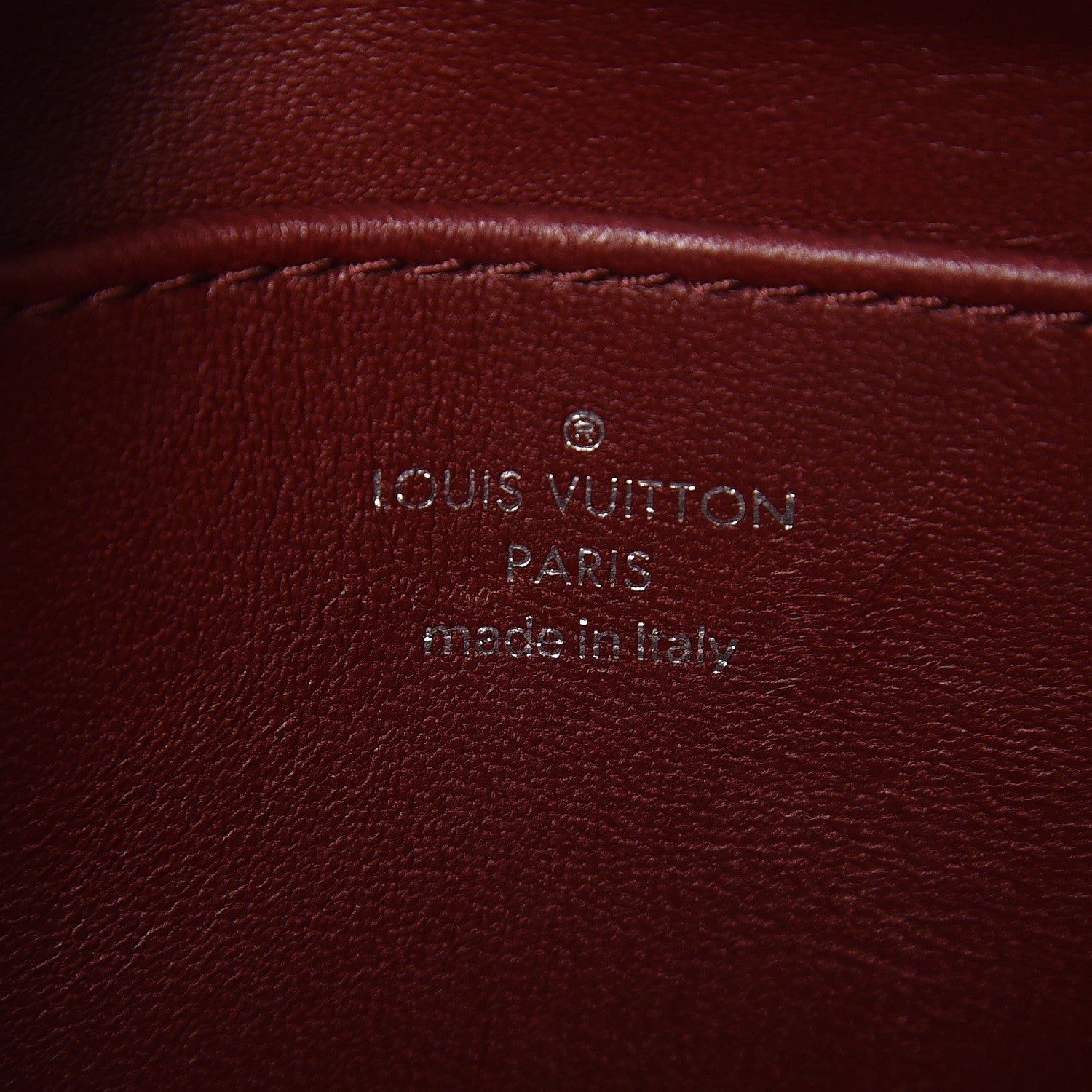 Louis Vuitton Lambskin Malletage GO-14 PM Bordeaux 7 of 7