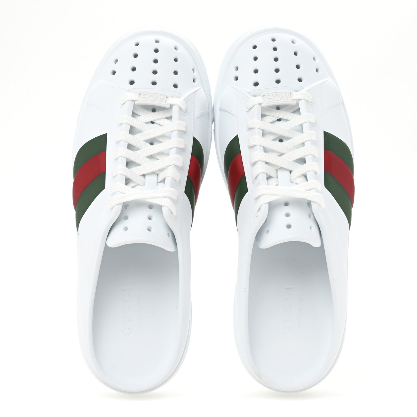 Rubber Ace Sabot Mules 39 Great White
