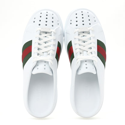 Gucci Rubber Ace Sabot Mules 39 Great White 2 of 9