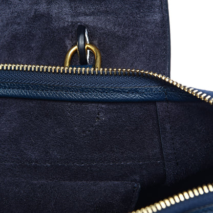 Celine Grained Calfskin Mini Belt Bag Deepsea 8 of 13