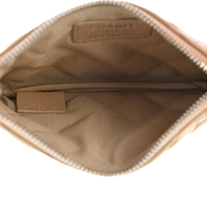 Chanel Caviar Quilted Small Cosmetic Case Beige 5 of 8