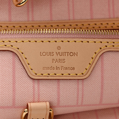 Louis Vuitton Damier Azur Neo Neverfull GM Rose Ballerine 6 of 11