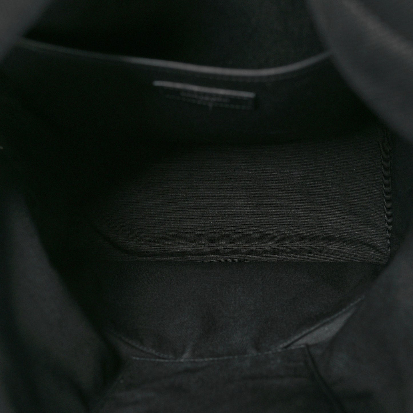 Canvas Signature Embroidered City Backpack Black