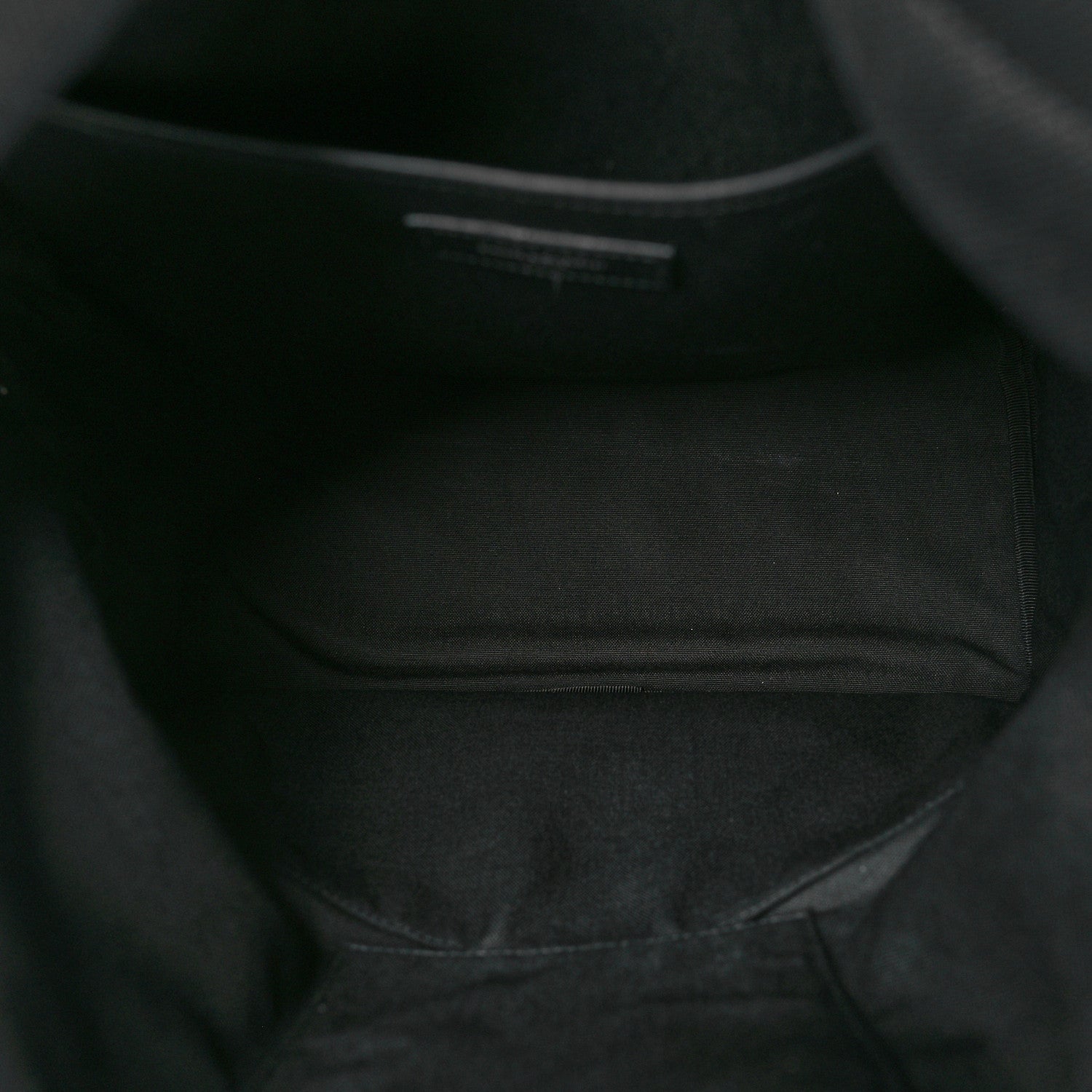 Saint Laurent Canvas Signature Embroidered City Backpack Black 4 of 8