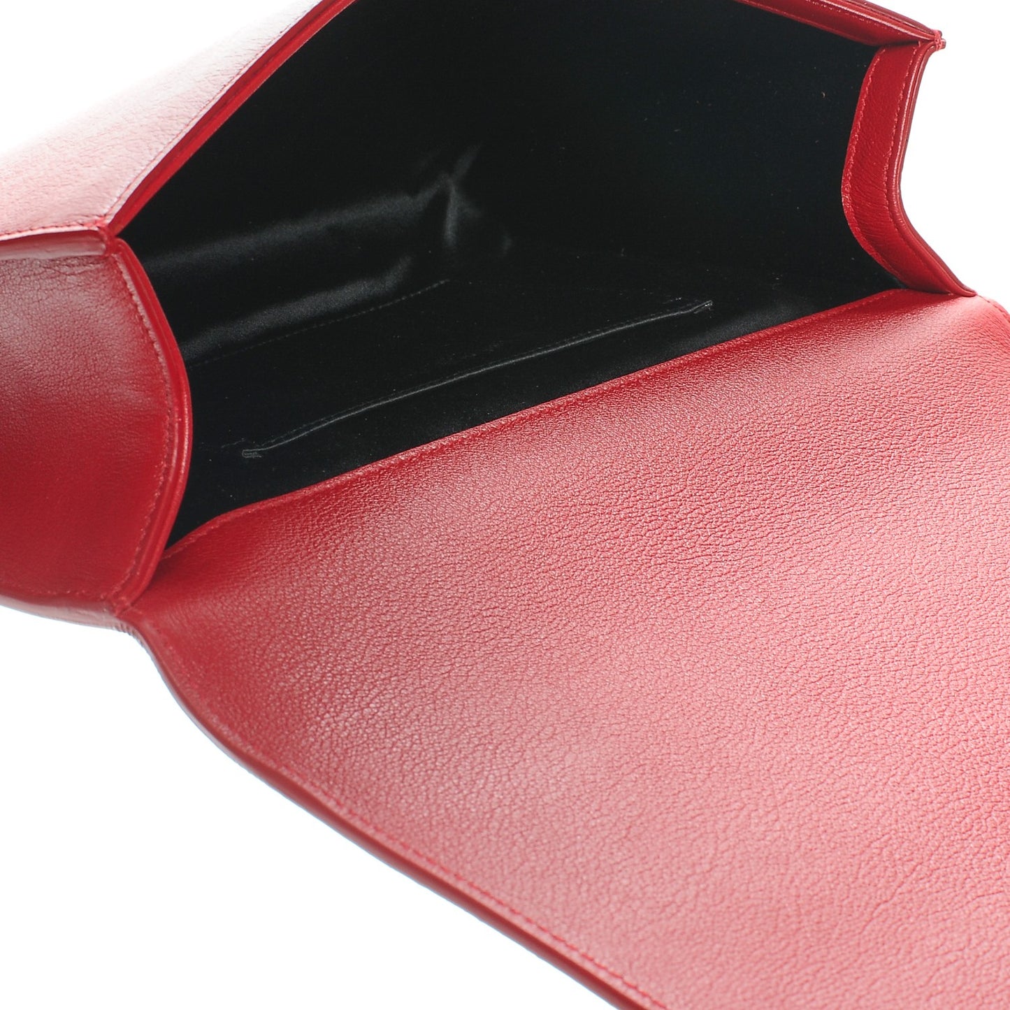 Calfskin Monogram Large Belle De Jour Clutch Red