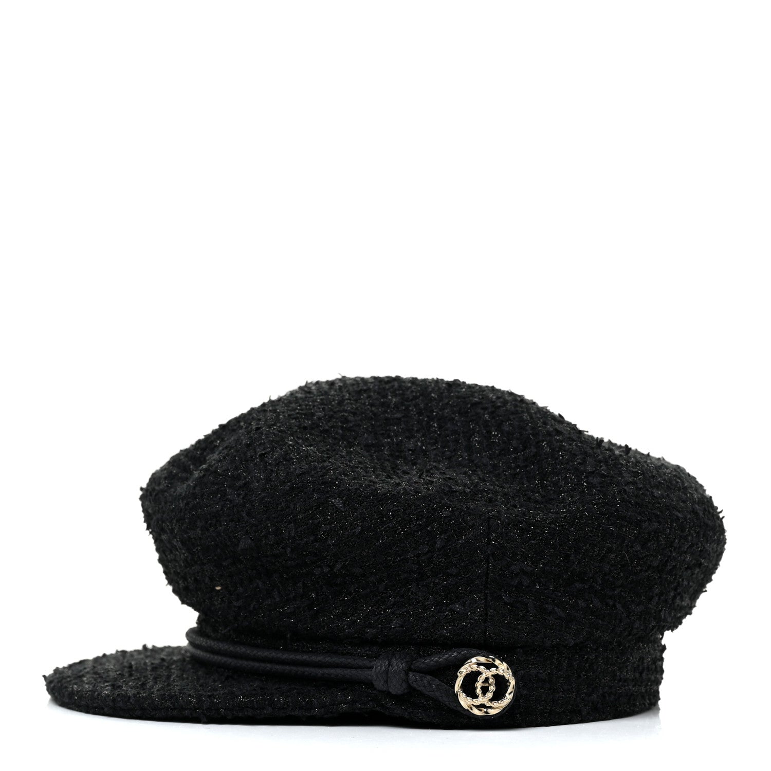 Chanel Tweed CC Cap M Black 3 of 7