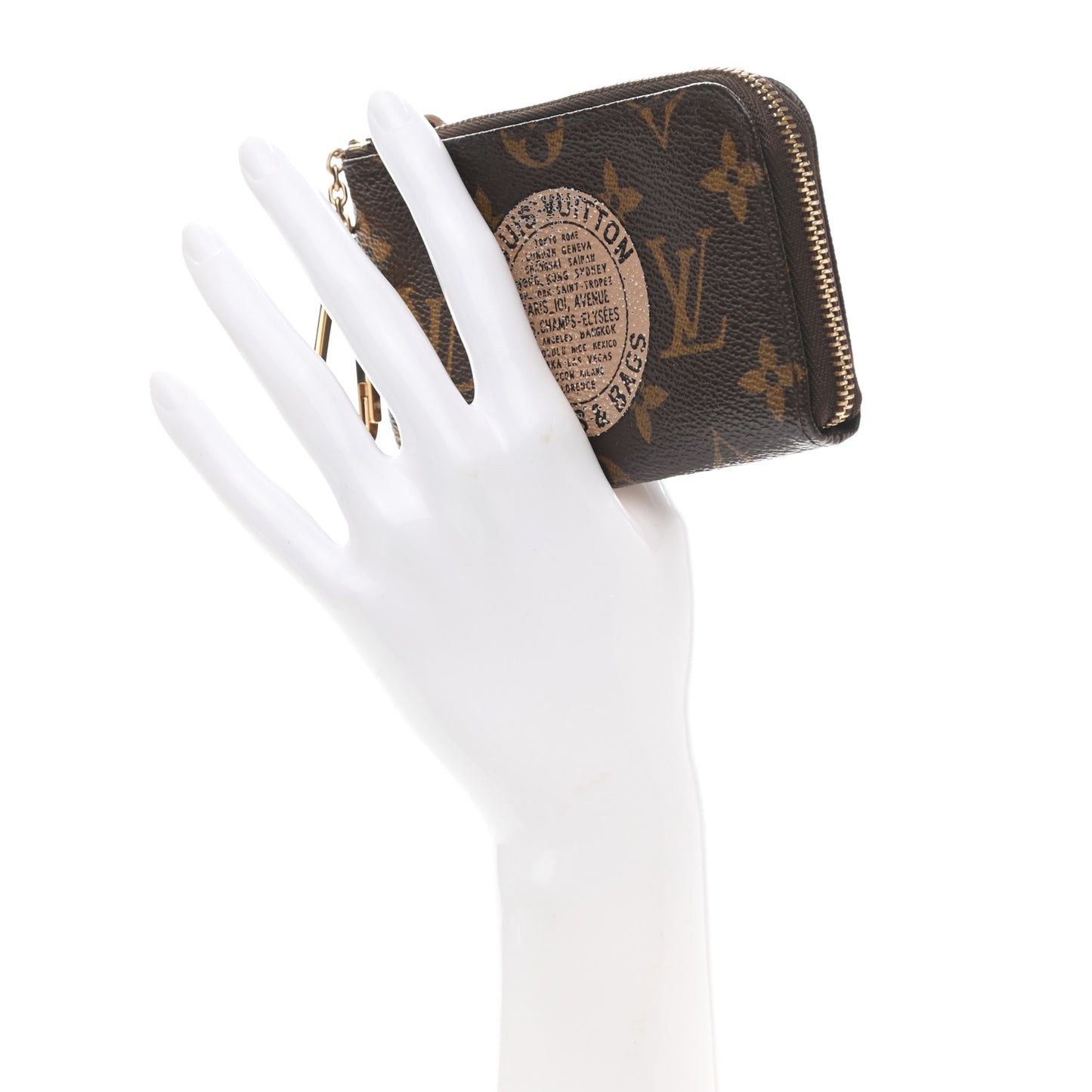 Monogram Complice Trunks and Bags Key Pouch Beige