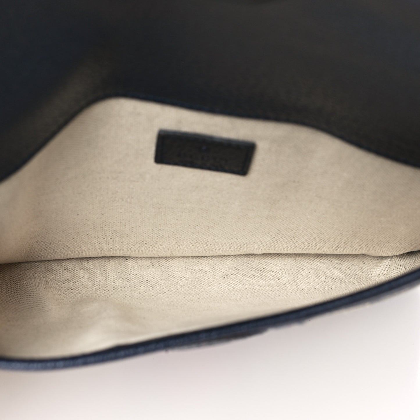 GG Supreme Monogram Web Small Ophidia Belt Bag 100 40 Beige Navy