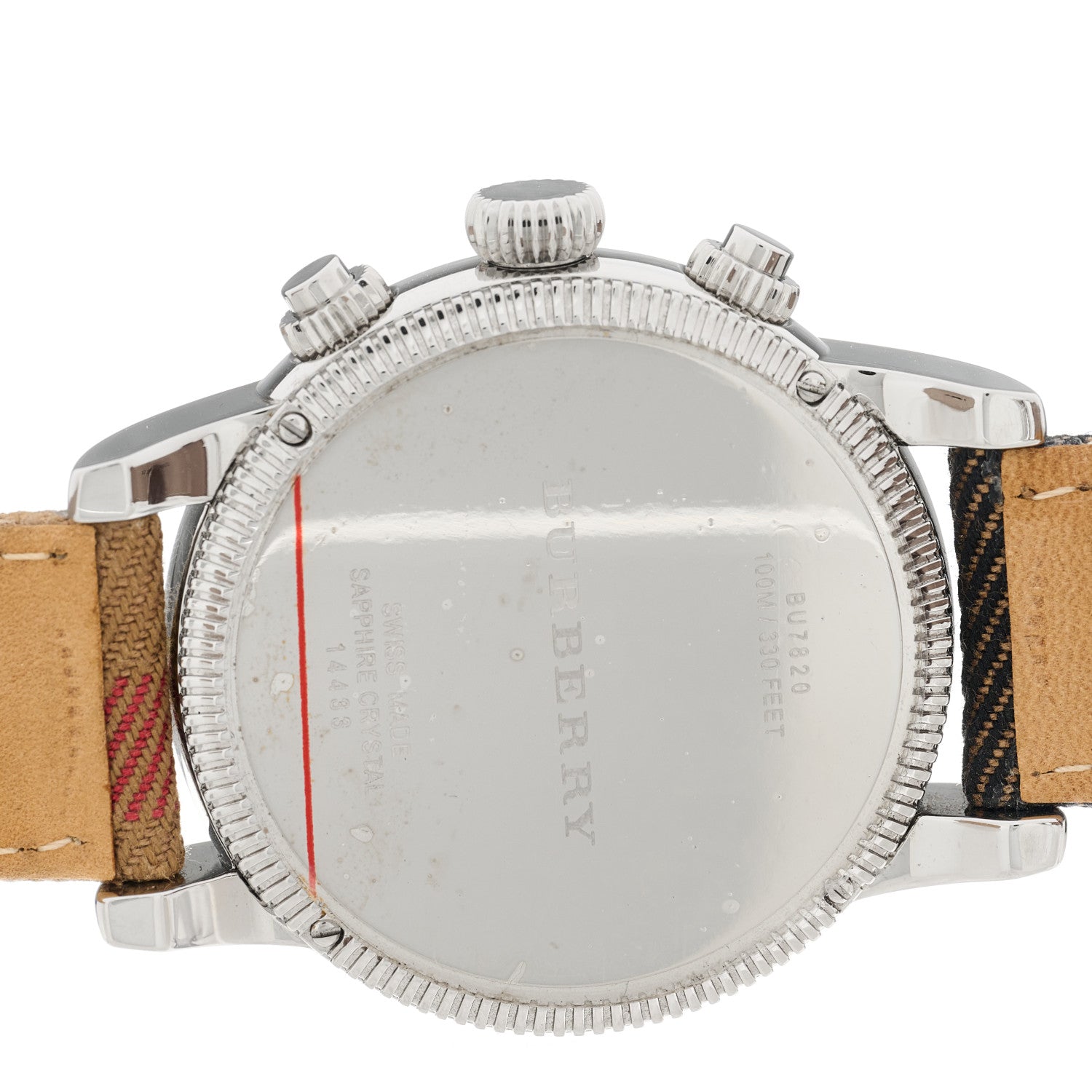 Burberry Stainless Steel Calfskin 42mm Chronograph Quartz Watch BU7820 4 of 5