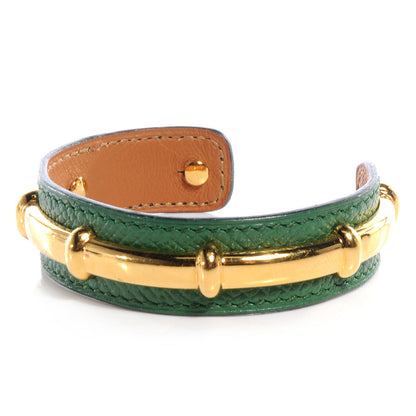 Hermes Courchevel Bamboo Bracelet Vert Clair 5 of 6