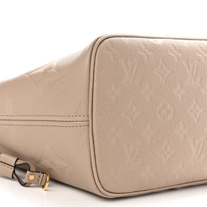 Louis Vuitton Empreinte Monogram Giant Neverfull MM Tourterelle 9 of 10