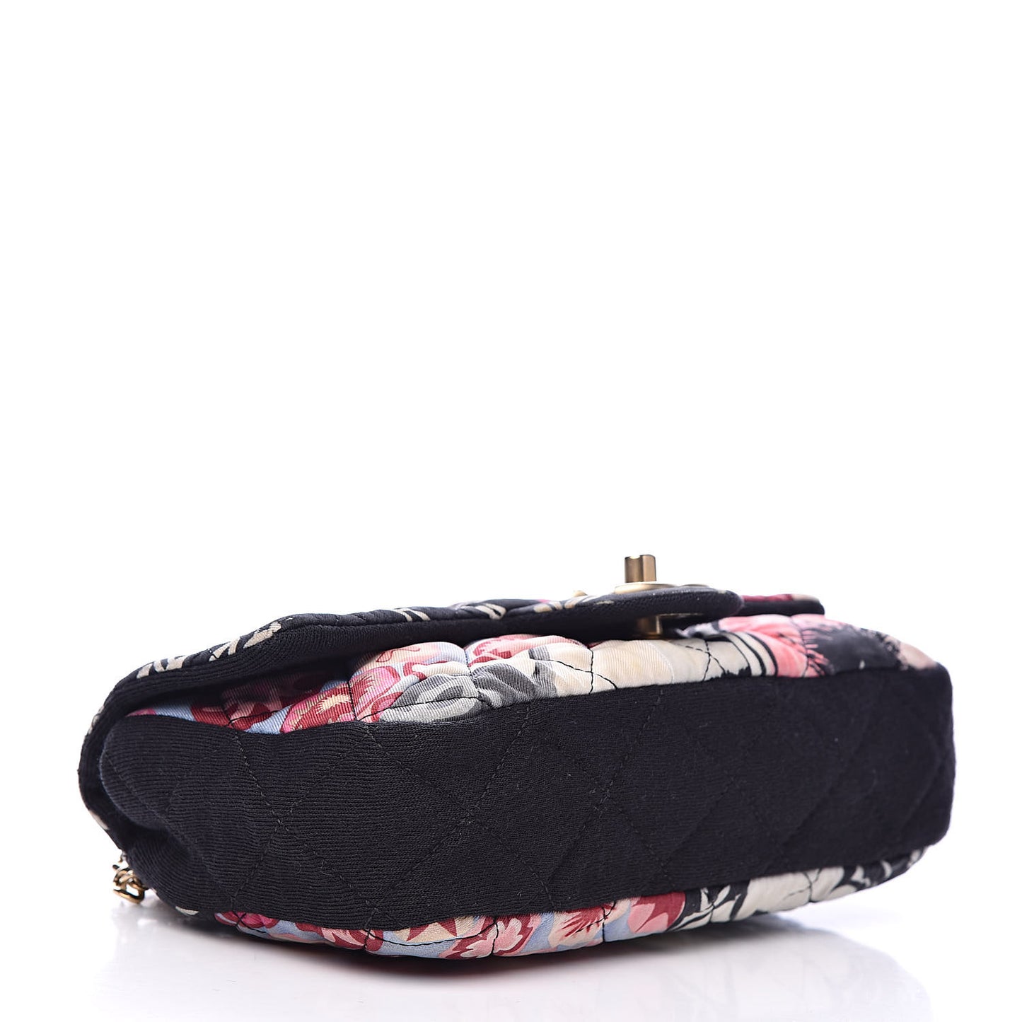 Fabric Quilted Patchwork Mini Rectangular Flap Red Black White