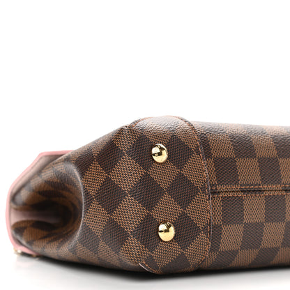 Louis Vuitton Damier Ebene Caissa Clutch Rose Ballerine 7 of 10