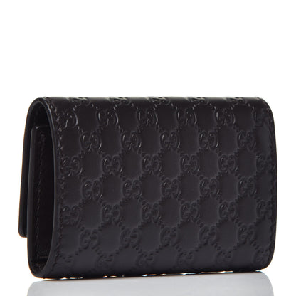 Gucci Microguccissima 6 Key Holder Case Black 3 of 7