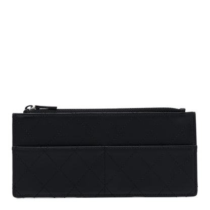 Chanel Calfskin Quilted Removable Zip Insert Black 1 of 4