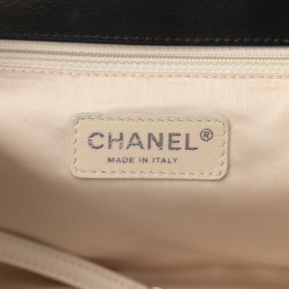 Chanel Lambskin Quilted East West Accordion Flap Black 6 of 12