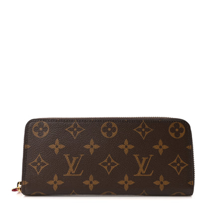 Louis Vuitton Monogram Clemence Wallet Fuchsia 1 of 9
