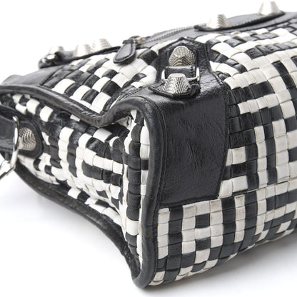 Balenciaga Agneau Lattice Woven Giant 21 City Black 7 of 10