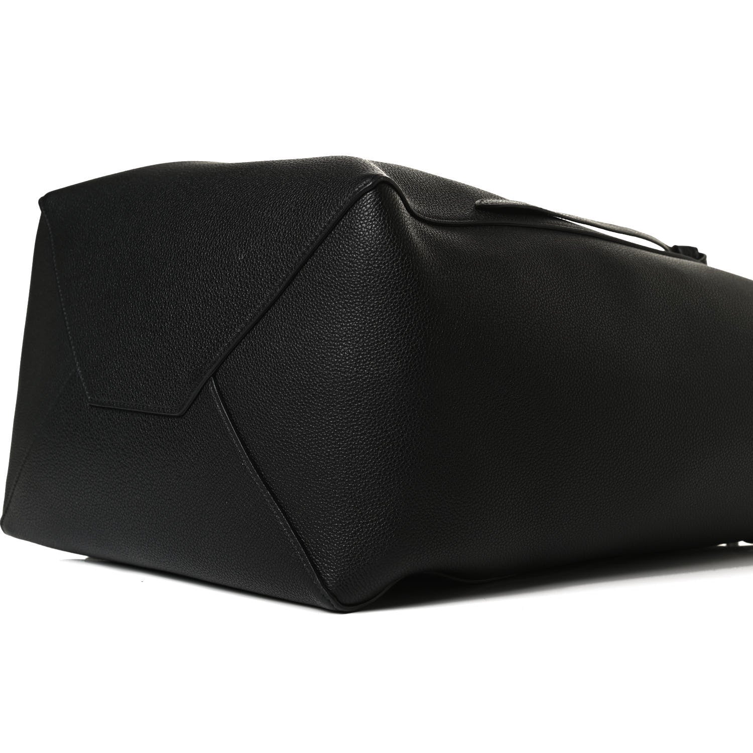 Celine Soft Grained Calfskin Medium Belt Cabas Phantom Black 11 of 13