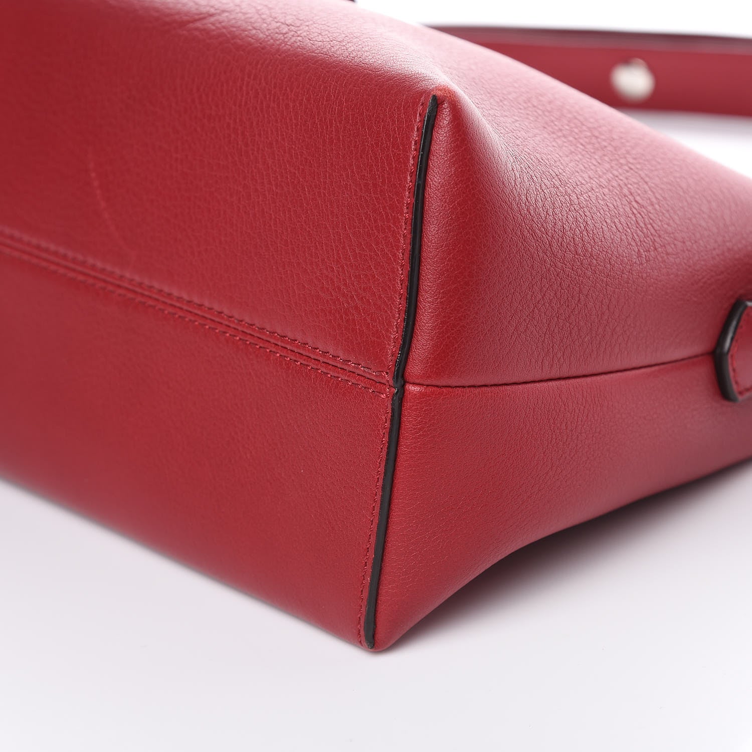 Fendi Vitello Dolce Marmol Medium By The Way Boston Bag Ciliegia 10 of 16