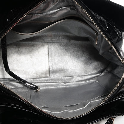 Chanel Patent Calfskin Large Luxe Ligne Tote Black 5 of 7
