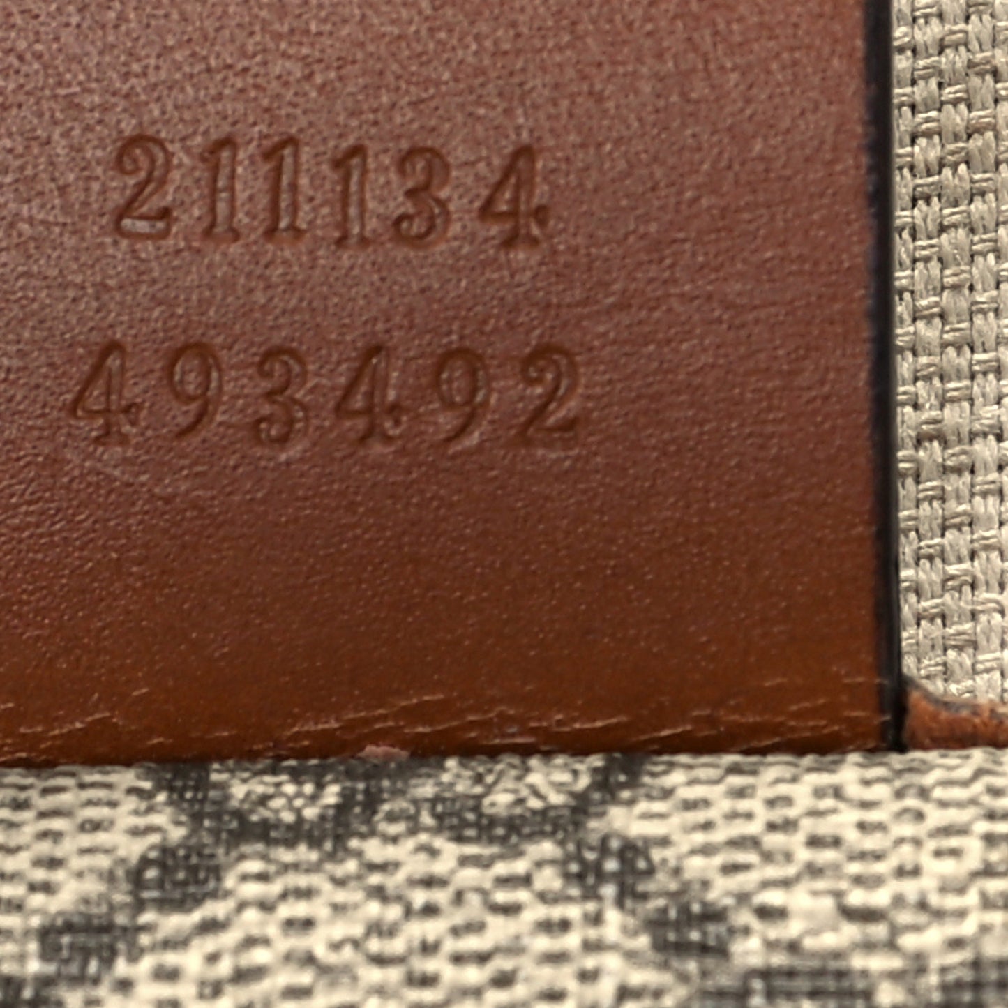 GG Plus Monogram Medium Signature Web Loop Tote Brown
