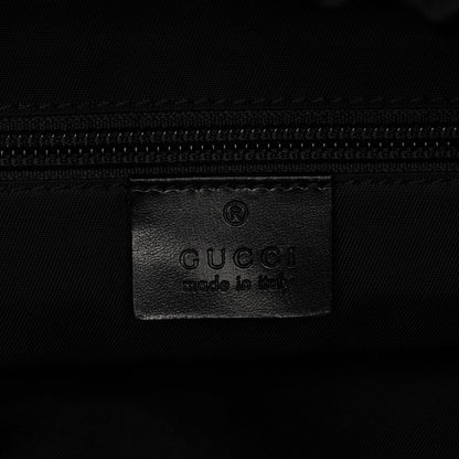 Gucci Imprime Monogram Large Interlocking G Double Buckle Backpack Black 6 of 7
