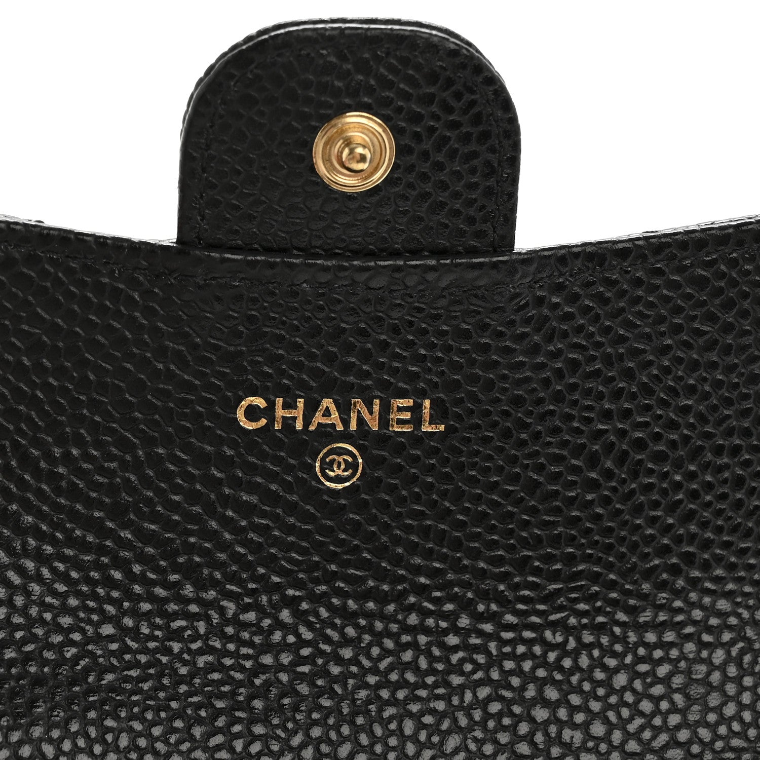 Chanel Caviar Quilted Flap Card Holder Wallet Black 6 of 11