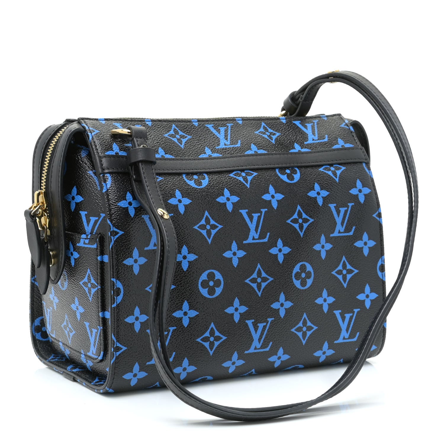 Louis Vuitton Colored Monogram Speedy Amazon PM Blue Black 3 of 11