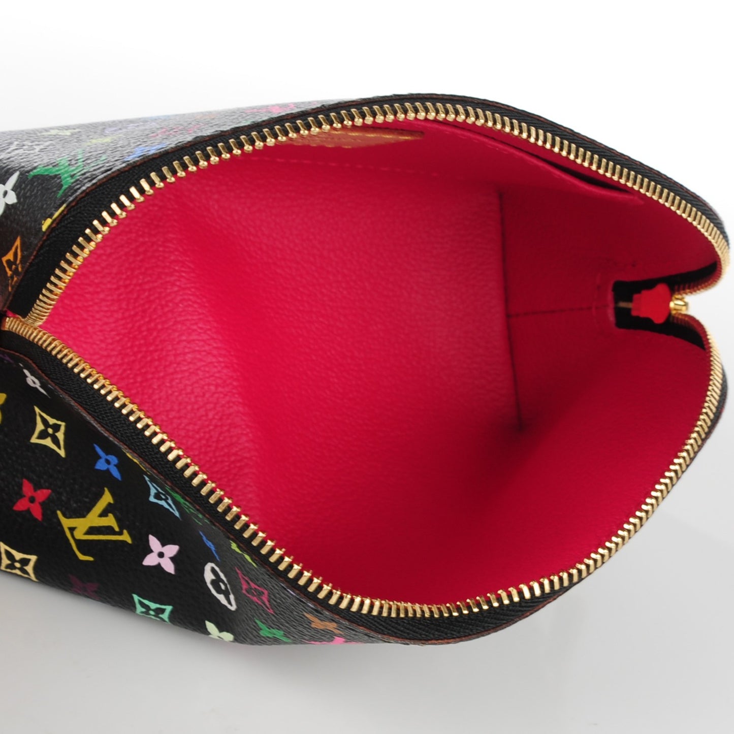 Monogram Multicolor Cosmetic Pouch Black Grenade