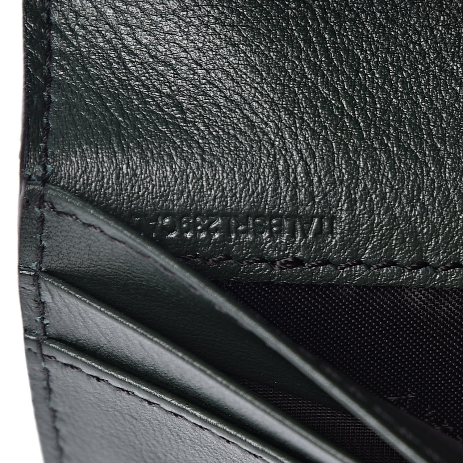 Burberry Grainy Calfskin House Check Porter Continental Wallet Dark Bottle Green 8 of 8