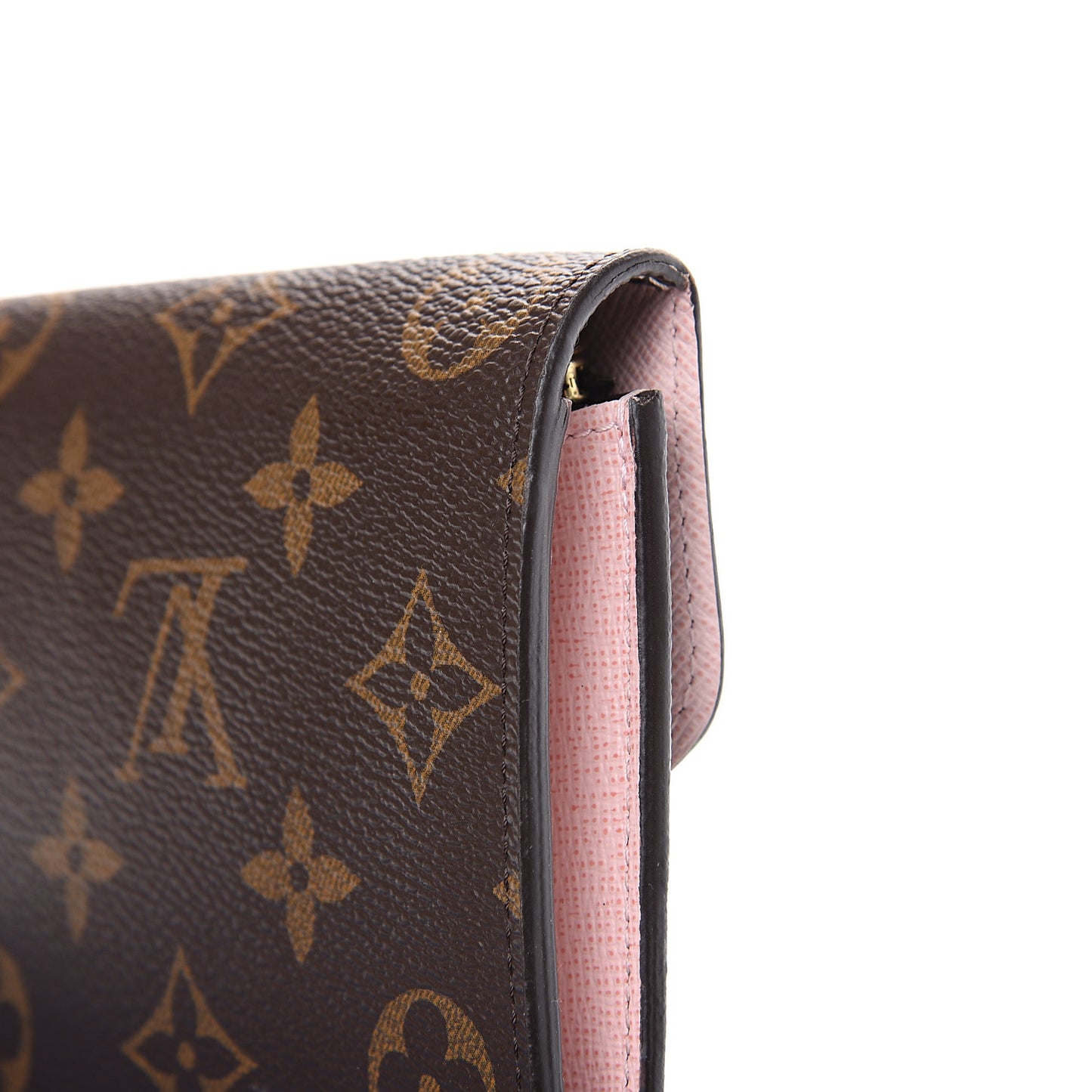 Monogram Emilie Wallet Rose Ballerine
