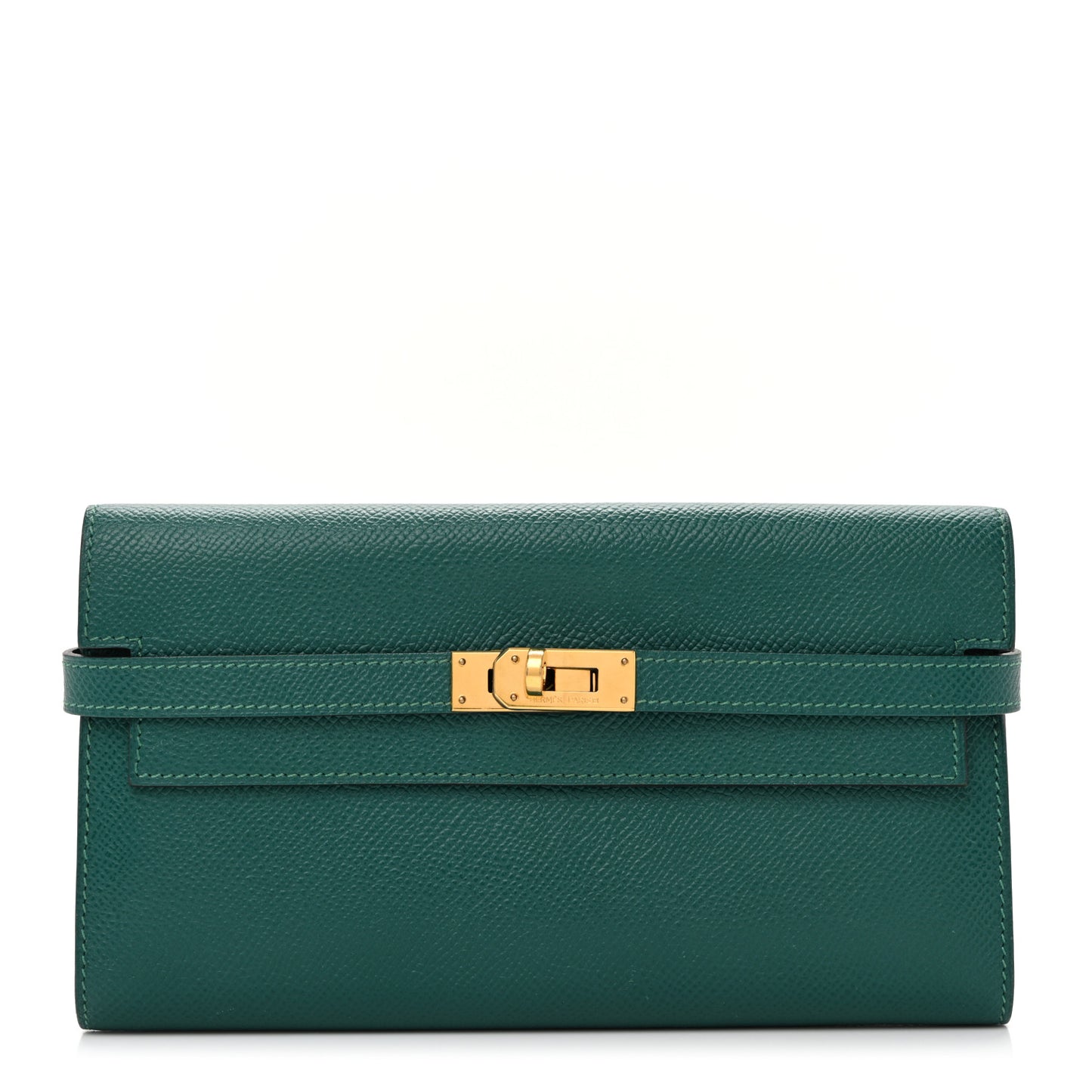 Epsom Kelly Longue Wallet Malachite