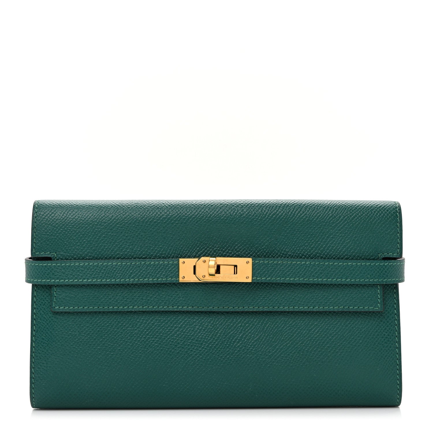 Hermes Epsom Kelly Longue Wallet Malachite 1 of 9