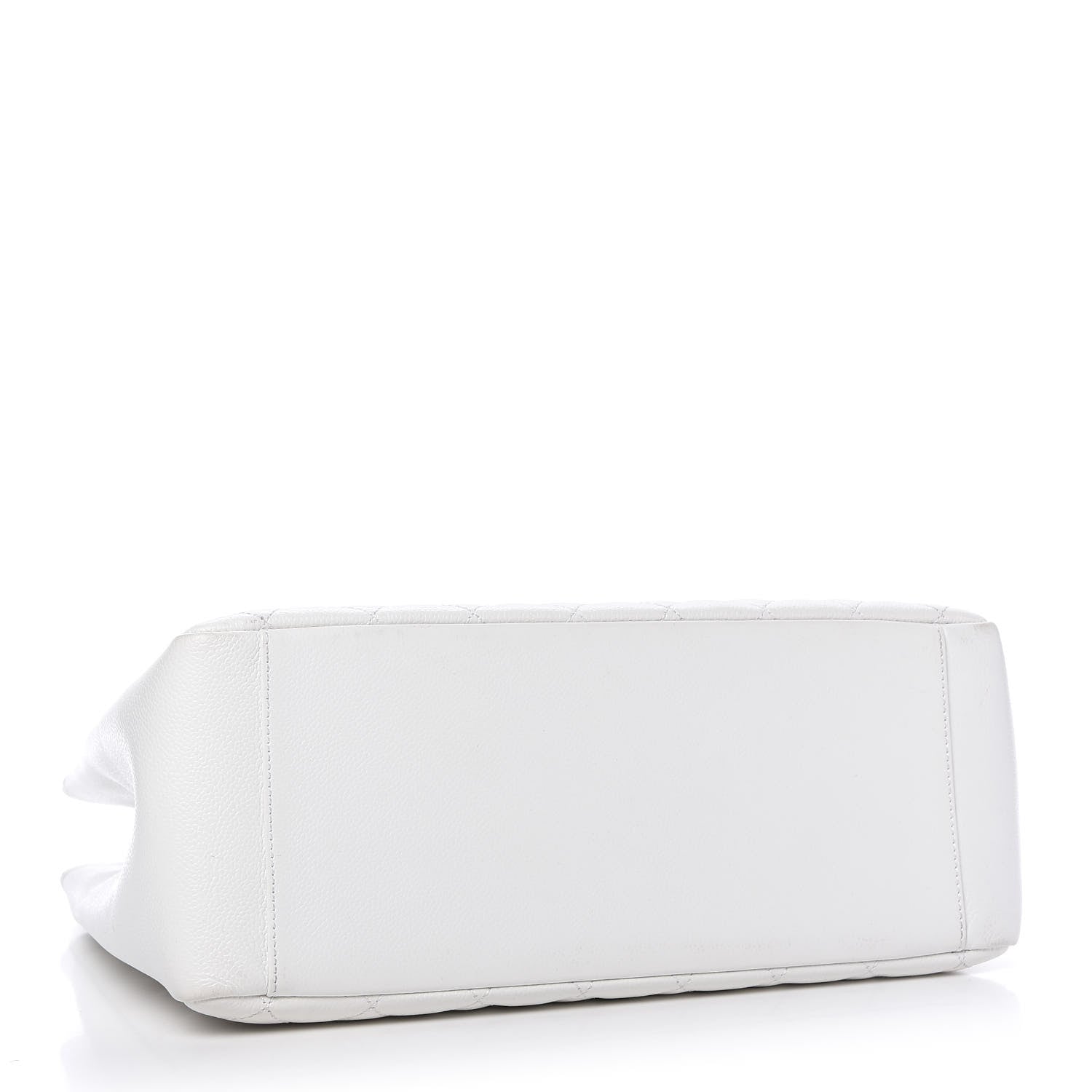 Chanel Caviar Quilted Grand Shopping Tote GST White 4 of 9