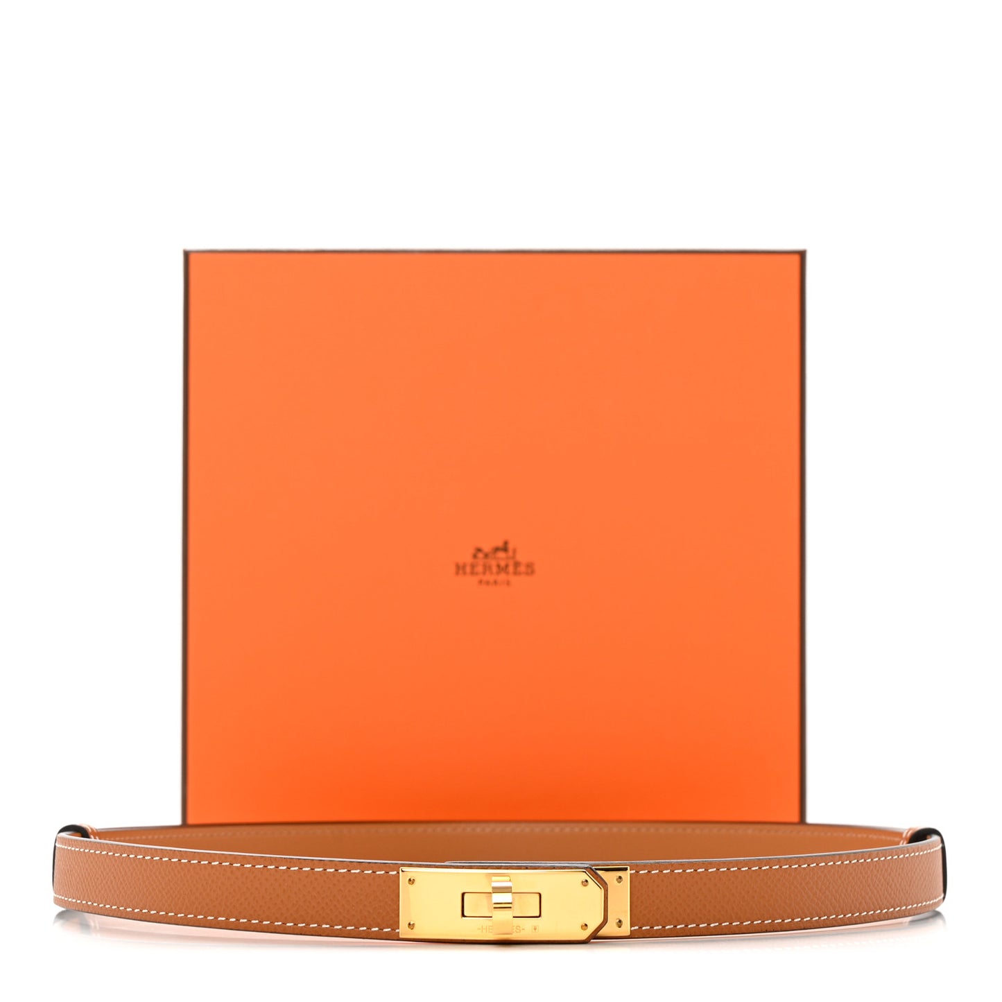 Epsom Kelly Belt Gold