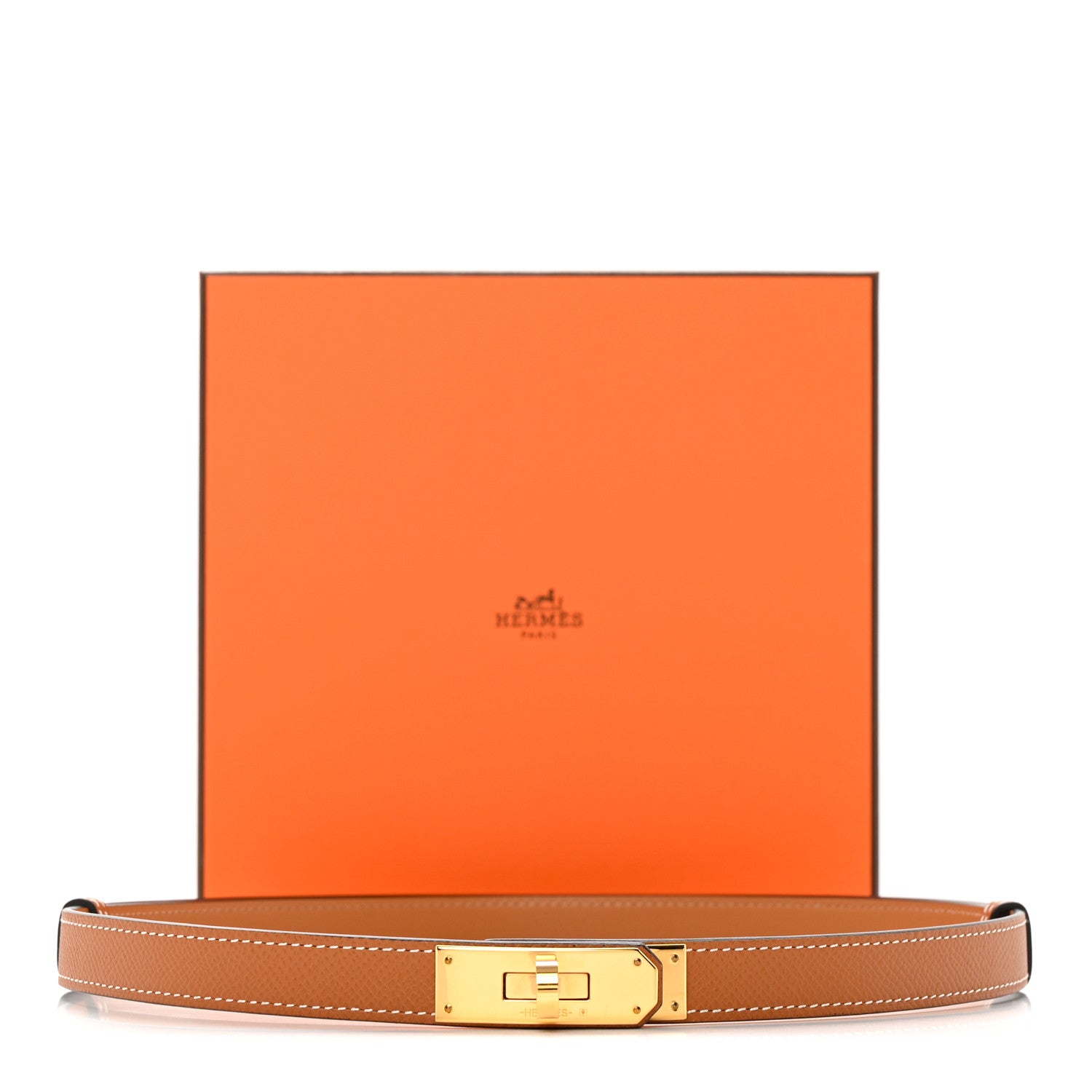 Hermes Epsom Kelly Belt Gold 5 of 5