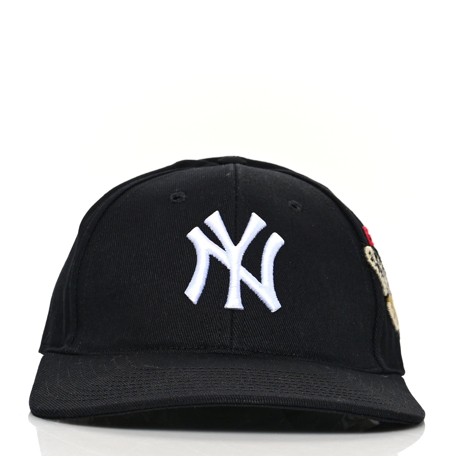 Gucci X MLB Cotton NY Yankees Baseball Hat 57-61 Black 2 of 9